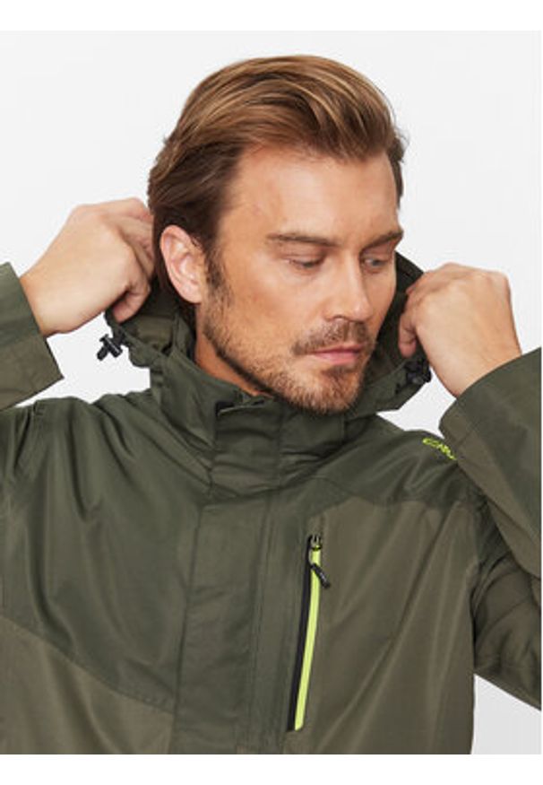 CMP Kurtka outdoor 31Z1587D Khaki Regular Fit. Kolor: brązowy. Materiał: syntetyk. Sport: outdoor
