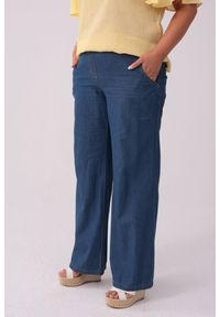 Nasi partnerzy - Jeansowe spodnie Emilia PLUS SIZE XXL LATO. Okazja: na co dzień. Kolekcja: plus size. Materiał: jeans. Sezon: lato. Styl: klasyczny, casual, elegancki #1