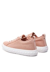 MICHAEL Michael Kors Sneakersy Grove Metallic 43S4GVFS2D Różowy. Kolor: różowy. Materiał: materiał