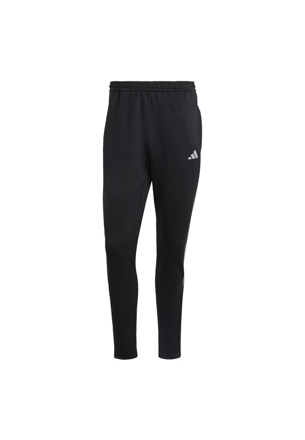 Adidas - Spodnie Own the Run Astro Knit. Kolor: czarny. Sport: bieganie