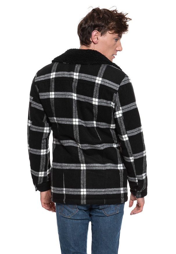 Wrangler - KURTKA ZIMOWA WRANGLER WRANGE COAT BLACK W463XS100 112128915. Sezon: zima