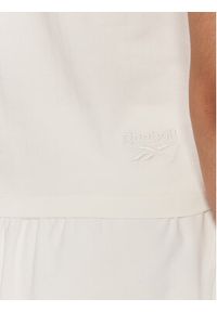 Reebok T-Shirt RK25309CCW Biały Slim Fit. Kolor: biały. Materiał: bawełna #3