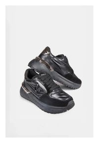 Pinko - PINKO Sneakersy Gem 07 SS0055P106 Czarny. Kolor: czarny. Materiał: materiał