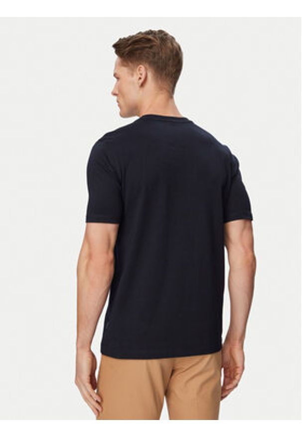 Bugatti T-Shirt 8350-15042E Granatowy Regular Fit. Kolor: niebieski. Materiał: bawełna