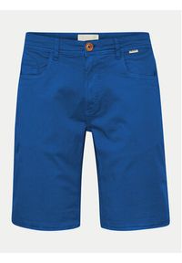 Blend Szorty materiałowe 20716713 Granatowy Slim Fit. Kolor: niebieski. Materiał: bawełna #6