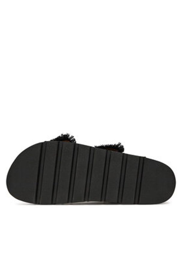 DeeZee Klapki LB-P1748 Czarny. Kolor: czarny. Materiał: materiał