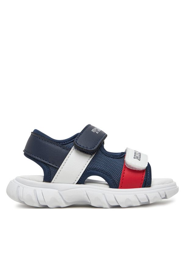 TOMMY HILFIGER - Sandały Tommy Hilfiger. Kolor: niebieski