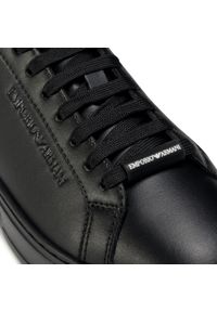 Emporio Armani - Sneakersy EMPORIO ARMANI - X4X308 XM485 C026 Blk/Blk/Blk/Blk/Blk. Okazja: na co dzień. Kolor: czarny. Materiał: skóra ekologiczna, materiał. Szerokość cholewki: normalna. Styl: casual, klasyczny, elegancki #7