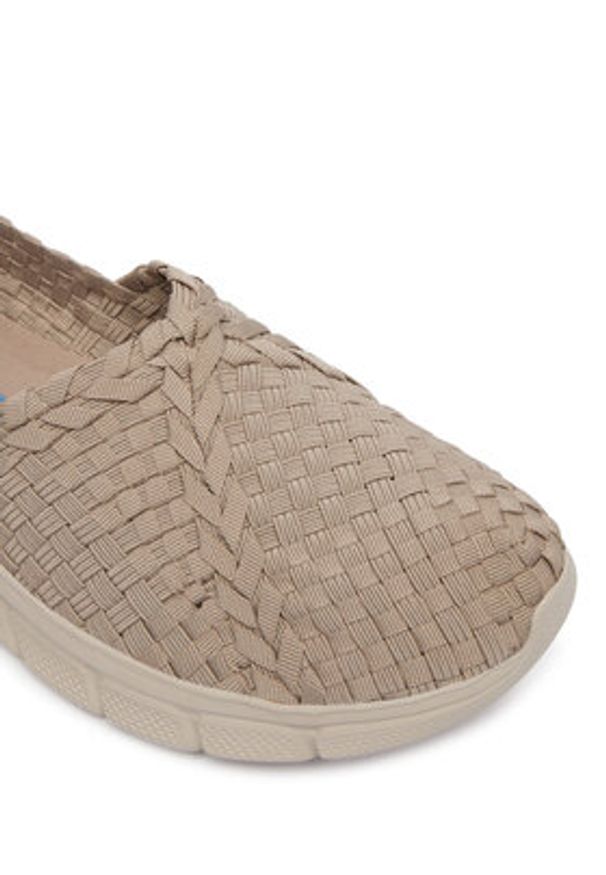 skechers - Skechers Baleriny Bobs B Flex 117323/TPE Beżowy. Kolor: beżowy. Materiał: materiał