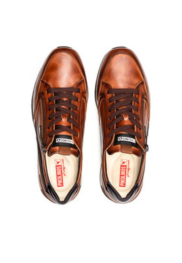 Pikolinos Sneakersy M5N-6237C1 Brązowy. Kolor: brązowy. Materiał: skóra