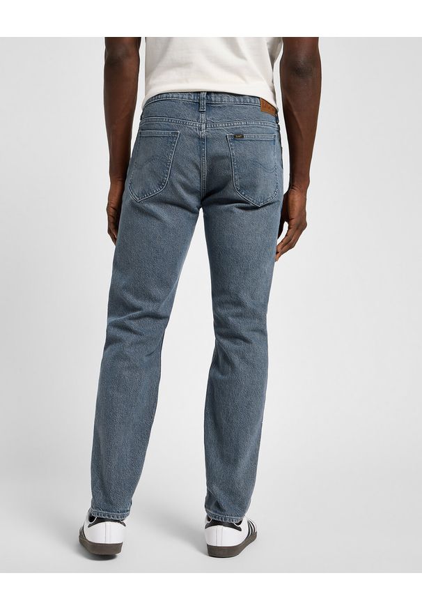 Lee - LEE RIDER MĘSKIE SPODNIE JEANSOWE JEANSY DŻINSY NATURAL GREY 112355796 L701008595