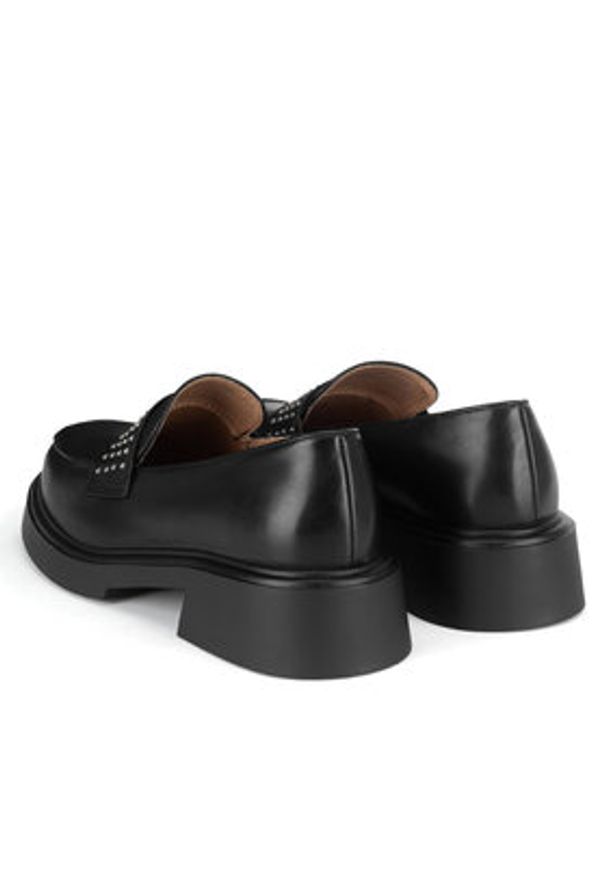 DeeZee Mokasyny HY60135-2 Czarny. Kolor: czarny. Materiał: skóra