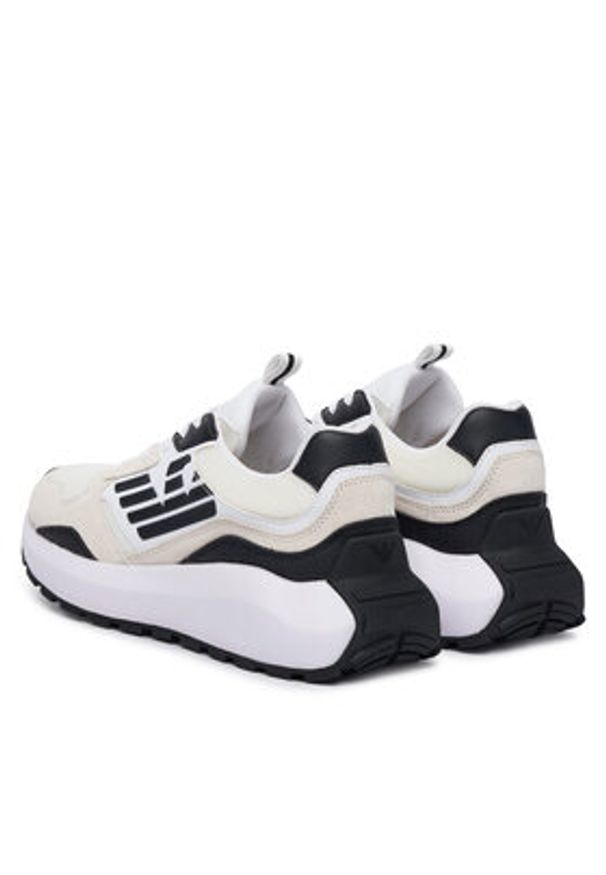 EA7 Emporio Armani Sneakersy 7X000657 AF23110 MZ021 Biały. Kolor: biały. Materiał: materiał