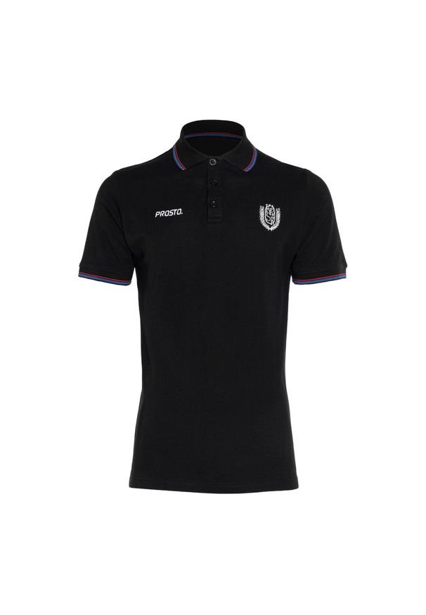 Prosto - Koszulka polo męska PROSTO Polo Woods. Typ kołnierza: polo. Kolor: czarny