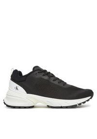 Calvin Klein Jeans Sneakersy Hike Runner Tech Knit YM0YM01284 Czarny. Kolor: czarny. Materiał: materiał