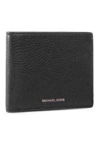 MICHAEL Michael Kors Duży Portfel Męski Billfold W Coin Pocket 39S0LHDF3L Czarny. Kolor: czarny. Materiał: skóra