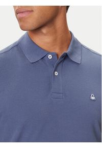 United Colors of Benetton - United Colors Of Benetton Polo 3089J3179 Granatowy Regular Fit. Typ kołnierza: polo. Kolor: niebieski. Materiał: bawełna #3