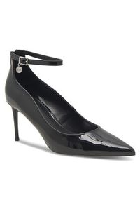 Nine West Szpilki SJ1489 Czarny. Kolor: czarny. Materiał: skóra. Obcas: na szpilce #8