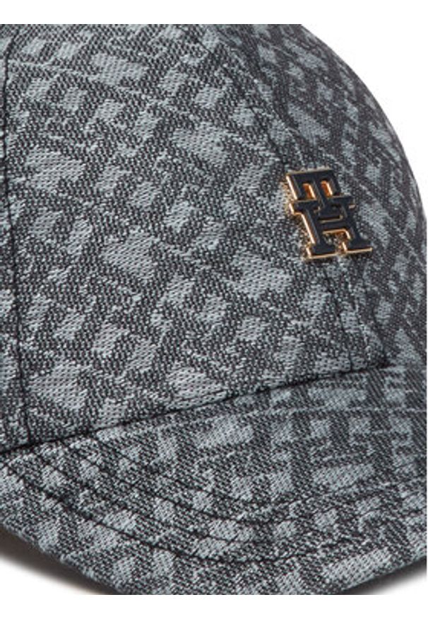 TOMMY HILFIGER - Tommy Hilfiger Czapka z daszkiem Monogram AW0AW17139 Granatowy. Kolor: niebieski. Materiał: materiał, bawełna