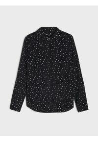 Sinsay - Koszula z długim rękawem w serca - czarny. Kolor: czarny. Długość rękawa: długi rękaw. Długość: długie #1