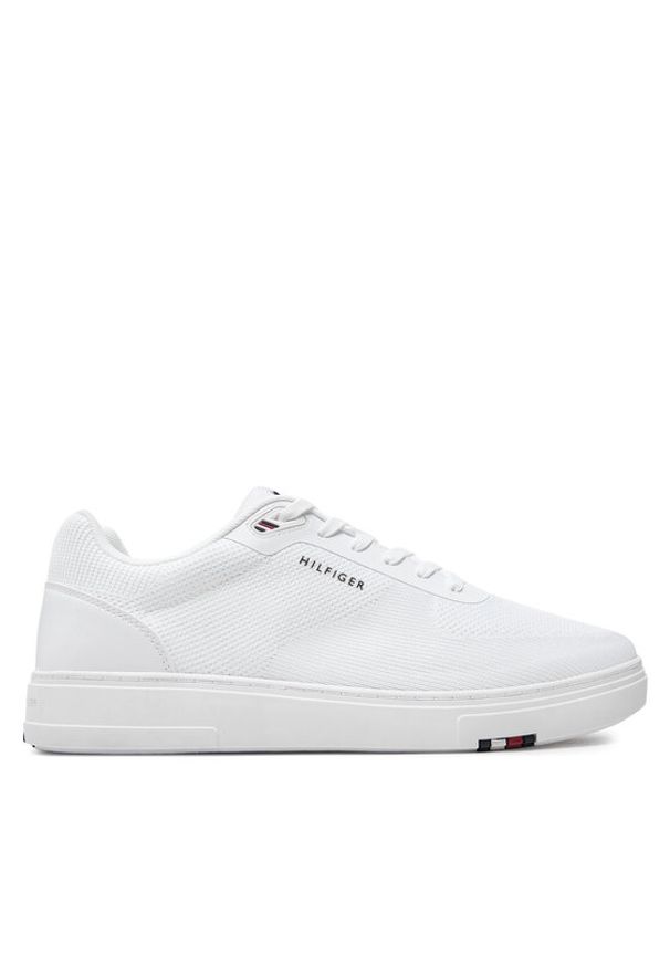 TOMMY HILFIGER - Tommy Hilfiger Sneakersy Modern Cup Knit Rwb FM0FM04942 Biały. Kolor: biały. Materiał: materiał