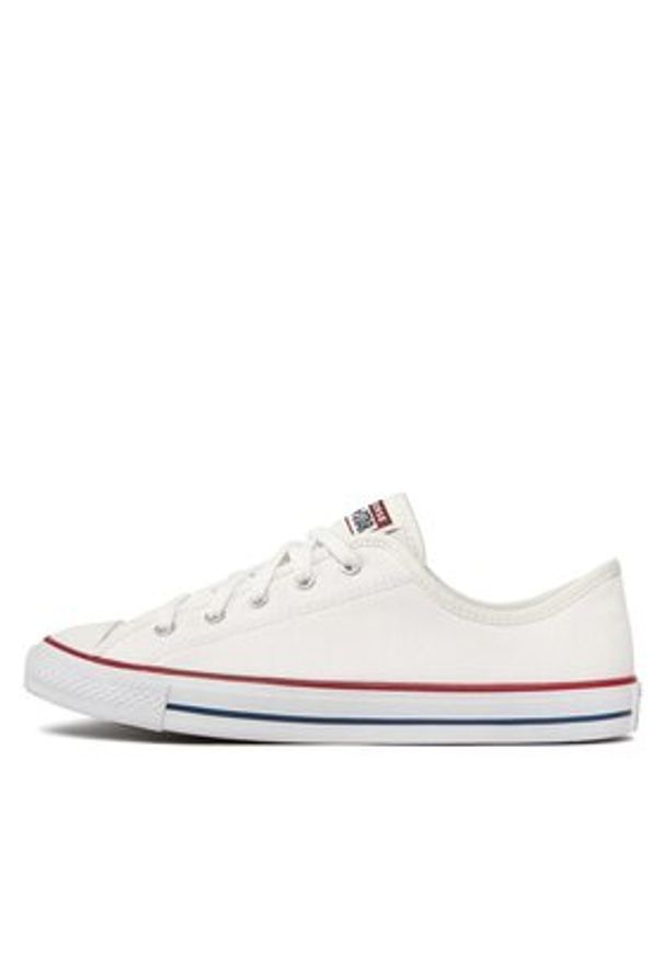 Converse Trampki Chuck Taylor All Star Dainty Ox 564981C Biały. Kolor: biały. Materiał: materiał