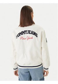 Tommy Jeans Kurtka bomber DW0DW22585 Biały Relaxed Fit. Kolor: biały. Materiał: bawełna #2