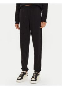 Karl Lagerfeld - KARL LAGERFELD Spodnie dresowe 246W1009 Czarny Regular Fit. Kolor: czarny. Materiał: bawełna #1