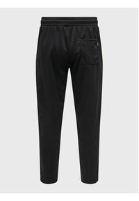 Only & Sons Spodnie dresowe Oxley 22021337 Czarny Tapered Fit. Kolor: czarny. Materiał: syntetyk, dresówka #6