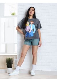 Sinsay - Bermudy jeansowe - turkusowy. Stan: podwyższony. Kolor: turkusowy. Materiał: jeans #1