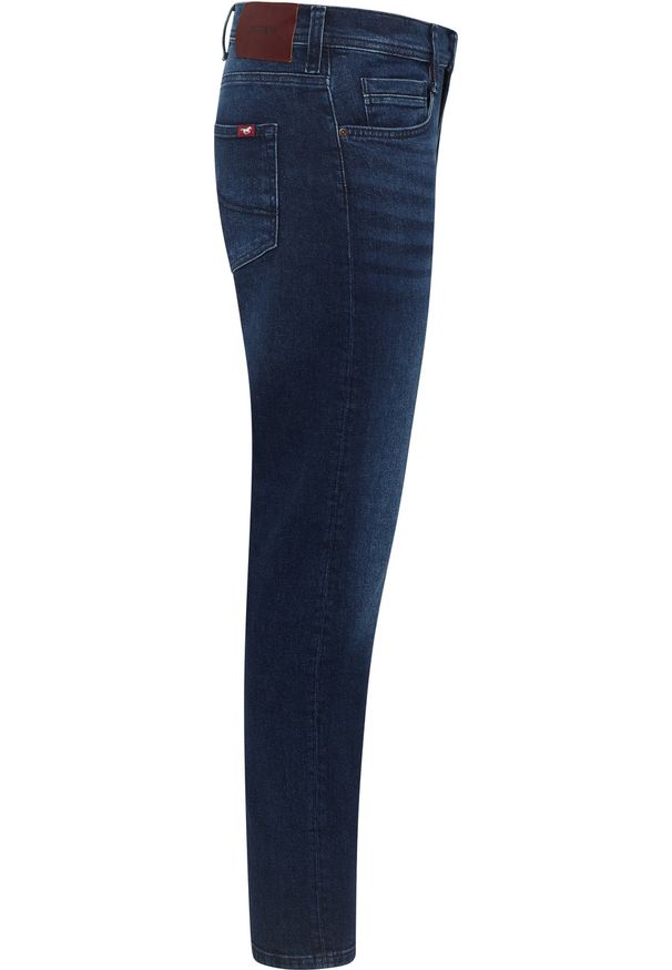 Męskie Spodnie Jeansowe Mustang Style Oregon Slim Denim Blue 1015502 5000 983