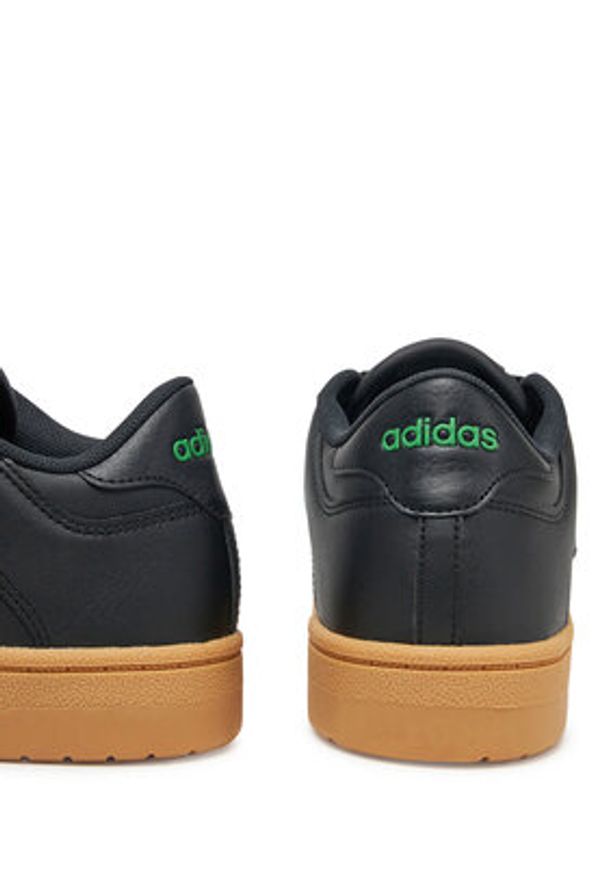 Adidas - adidas Buty do koszykówki Rapid Court Low JR3179 Czarny. Kolor: czarny. Materiał: skóra. Sport: koszykówka