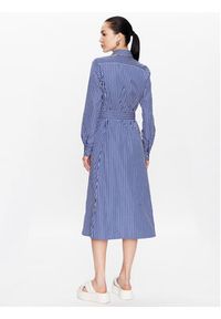 Polo Ralph Lauren Sukienka koszulowa 211891430001 Granatowy Regular Fit. Typ kołnierza: polo. Kolor: niebieski. Materiał: bawełna. Typ sukienki: koszulowe #4