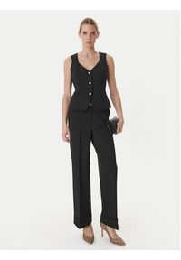 Guess Kamizelka W6GH49 W1895 Czarny Slim Fit. Kolor: czarny. Materiał: wiskoza #5