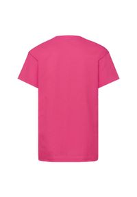 FRUIT OF THE LOOM - Oryginalna Koszulka Dla Dzieci. Kolor: różowy