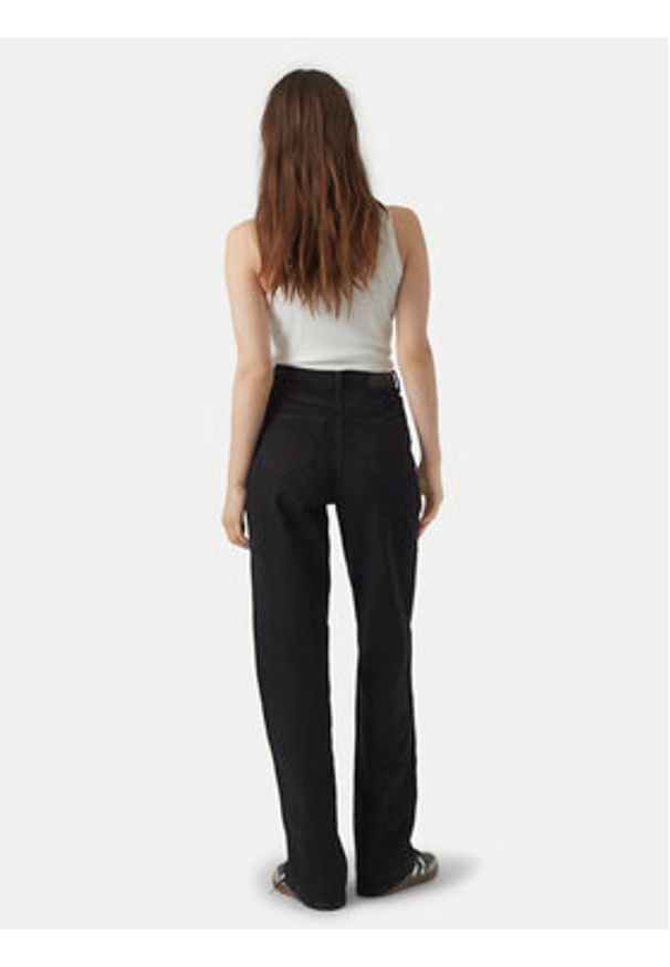 Vero Moda Jeansy Tessa 10290541 Czarny Wide Leg. Kolor: czarny