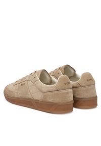 BOSS Sneakersy Brenta 50568884 Beżowy. Kolor: beżowy. Materiał: skóra, zamsz #3