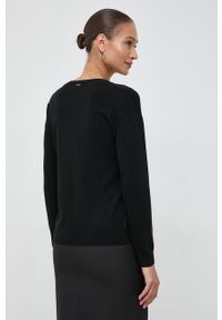 Liu Jo sweter z domieszką kaszmiru kolor czarny lekki. Kolor: czarny. Materiał: kaszmir. Długość rękawa: długi rękaw. Długość: długie #2