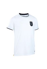 KIPSTA - Koszulka do piłki nożnej dla dzieci Kipsta FF100 Niemcy 2024. Materiał: bawełna, materiał