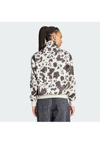 Adidas - adidas Bluza Satin KA2683 Brązowy Loose Fit. Kolor: brązowy. Materiał: syntetyk #4