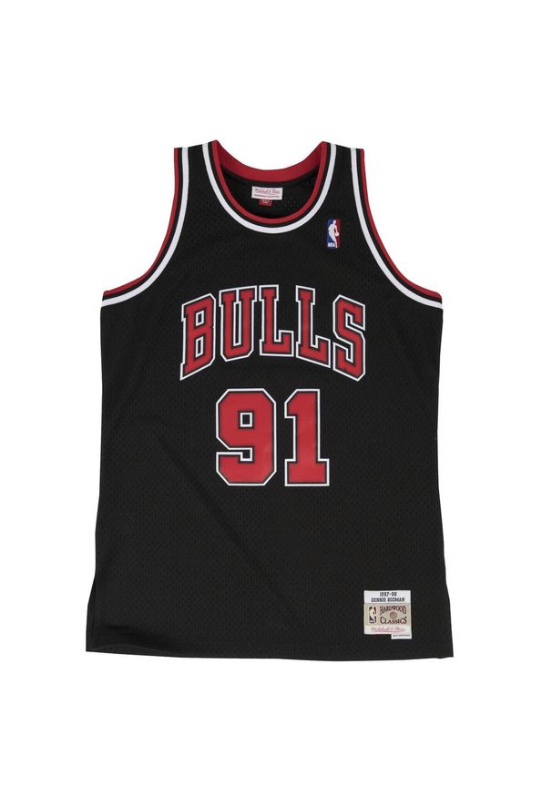 Mitchell & Ness - Koszulka NBA Chicago Bulls Dennis Rodman. Kolor: czarny. Sport: koszykówka