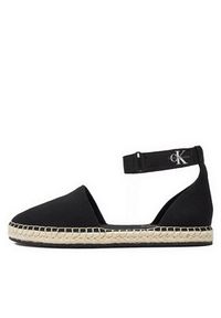 Calvin Klein Jeans Espadryle Ankle Espadrille Btw YW0YW01027 Czarny. Kolor: czarny. Materiał: materiał #4