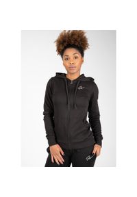 GORILLA WEAR - Bluza fitness damska Gorilla Wear Pixley Zipped Hoodie. Typ kołnierza: kaptur. Kolor: czarny. Sport: fitness #1