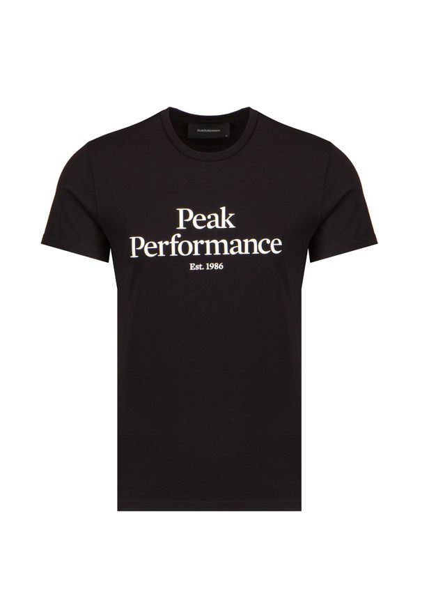 Peak Performance - T-shirt PEAK PERFORMANCE ORIGINAL TEE. Materiał: bawełna. Wzór: nadruk, napisy