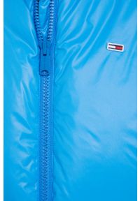 Tommy Jeans kurtka puchowa damska zimowa. Kolor: niebieski. Materiał: puch. Sezon: zima #2