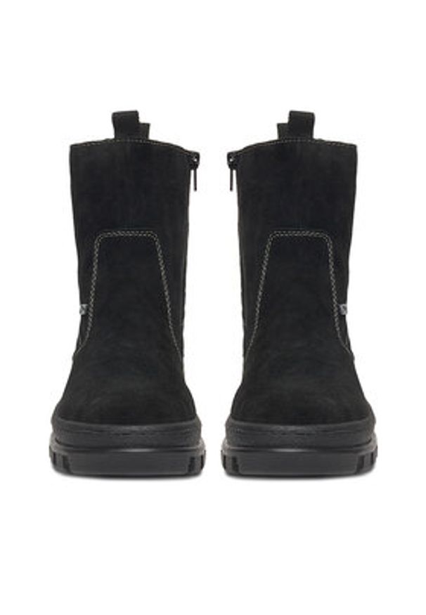 Rieker Botki CEO-X8250-00 Czarny. Kolor: czarny. Materiał: zamsz, skóra