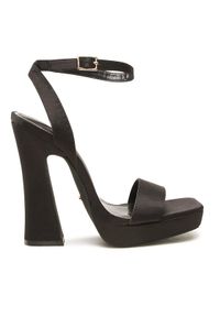 DeeZee Sandały LS5878-01 Czarny. Kolor: czarny. Materiał: materiał #1