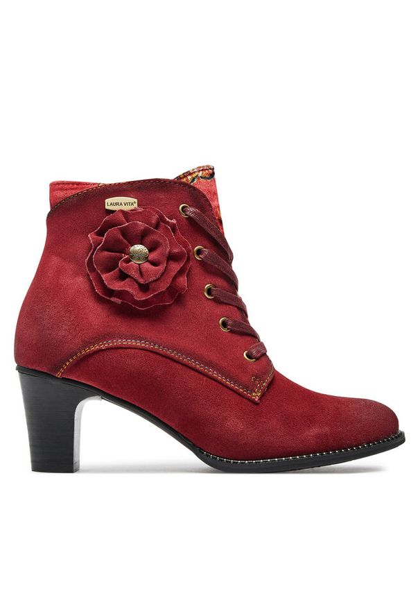 Trzewiki Laura Vita. Kolor: czerwony