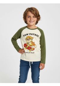 Sinsay - Koszulka z długimi rękawami PAW Patrol - kremowy. Kolor: kremowy. Długość rękawa: długi rękaw. Długość: długie #1