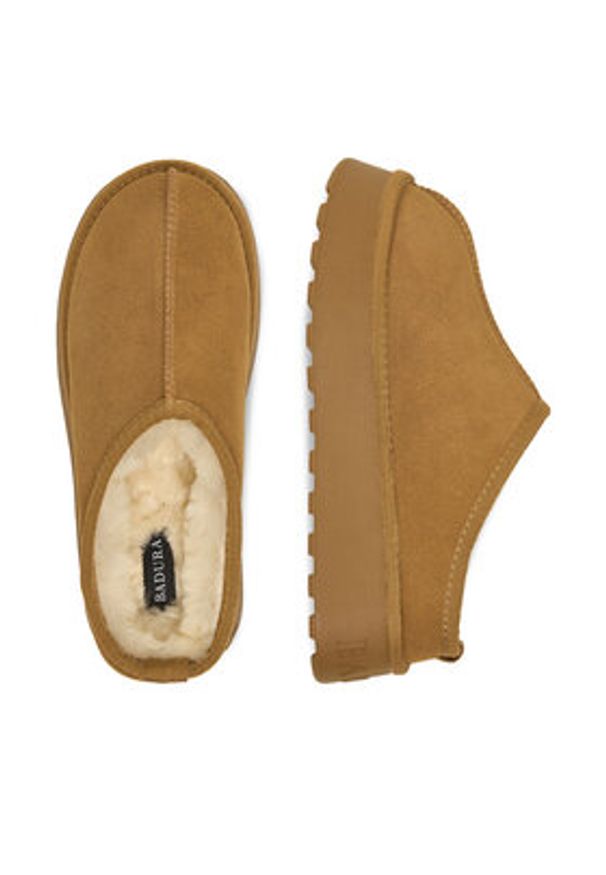 Badura Śniegowce EO-DALLAS-TS6293 Brązowy. Kolor: brązowy. Materiał: zamsz, skóra